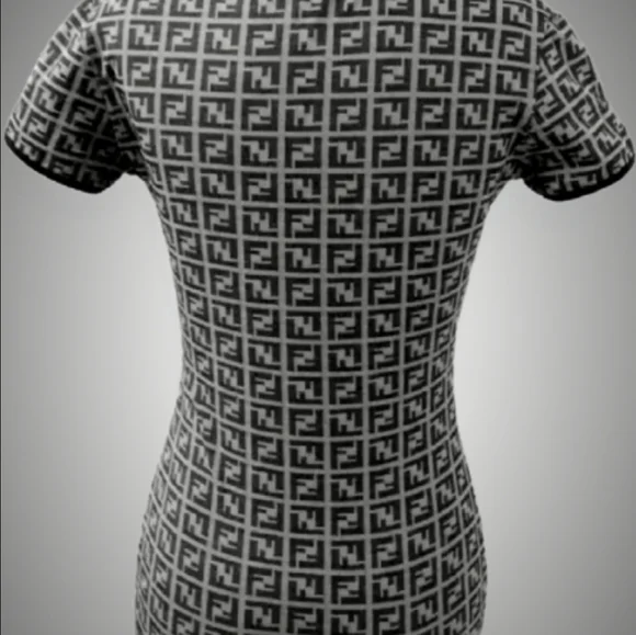 Fendi Zucca Black/Gray Shirt - Picture 2 of 12